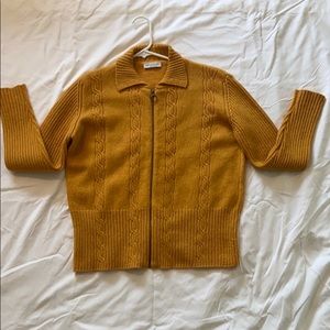 Yellow Wool Gearossini Stile Italiano Sweater